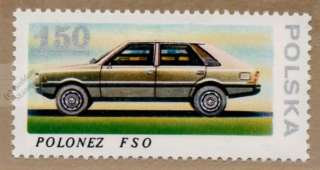 1978 FSO POLONEZ Automobile CAR STAMP PRESENTATION CARD  