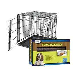  Four Paws K 9 Keeper Double Door Deluxe Folding Dog Crate 