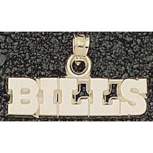 Buffalo Bills 14K Gold BILLS Pendant 