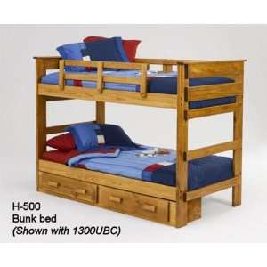  Woodcrest Youth Bedroom Twin Twin Tall Bunk Bed H500: Home 