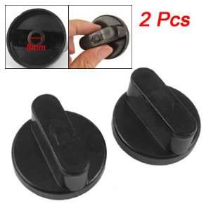  Amico Black Plastic Rotary Switch Knobs 2 Pcs for Gas 