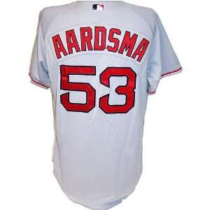  David Aardsma #53 2008 Red Sox End of Season Game Used 