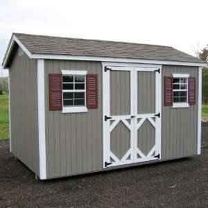   12 ft. Classic Wood Workshop Panelized Garden Shed: Home Improvement