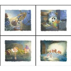   Dreams 4pc Set   Disney Fine Art Giclee by Toby Bluth: Home & Kitchen