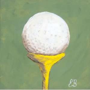  Gopher Golf Ball Canvas Reproduction