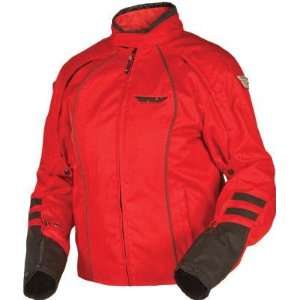  Fly Racing Womens Georgia Motorcycle Jacket Red Size 15/16 