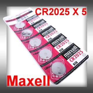 Maxell CR2025 DL2025 CR DL 2025 3v Watch battery x 5  