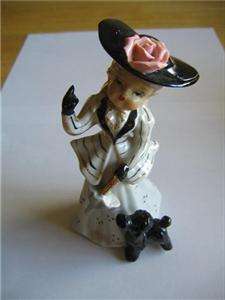   Shafford Lady with Hat and Poodle Ceramic Figurine, No. 2056  
