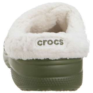Crocs Kids Mammoth Army Green/Oatmeal w/ Removable Liner Multiple 