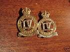 Orig WW1 Pair Collars 97th Btn Toronto Americans  