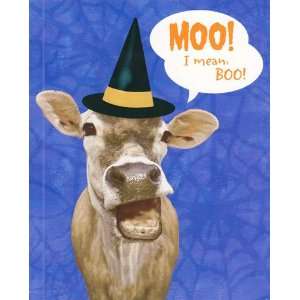  Greeting Card Halloween Moo! I mean, Boo! Health 