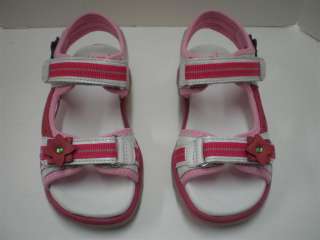 NIB Girls UMI Louise Sandals White OR Fuchsia  