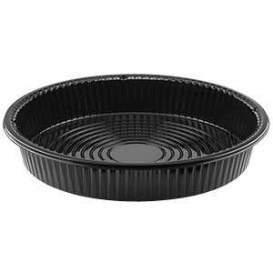 WNA Comet ADEEP518BL CaterLine Casuals Black 18 Deep Tray/Platter 25 