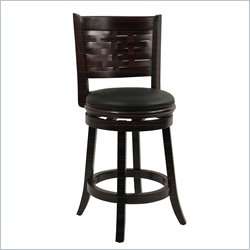 Boraam Sumatra 24 Swivel Counter Cappuccino Bar stool 852896480240 