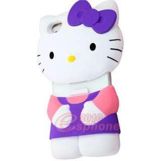Lovely 86hero Disney 3D Hello Kitty Hard Case Cover For iphone 4 4G 4S 