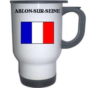  France   ABLON SUR SEINE White Stainless Steel Mug 