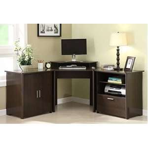   Computer Desk with File Cabinet & Storage Cabinet: Office Products