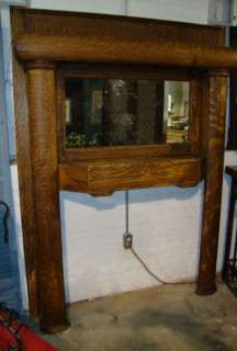 Antique Fireplace Mantel Mantle firebox 41.5 x 37  