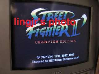 testing utility game monitor are not include pc engine street fighter 
