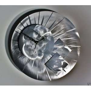  Modern Circular Abstract Art Metal Wall Clock, Design by 
