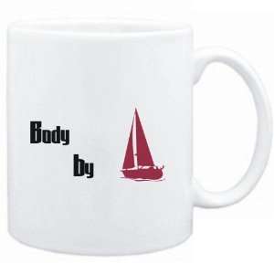  Mug White  BODY BY Sailing  Sports