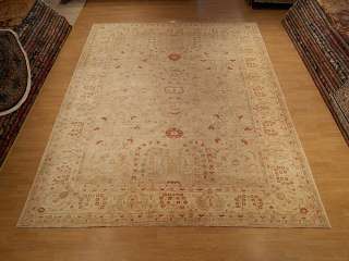 This is a Hand woven Elegant 9x12 Sultanabad Rug, Woven In Pakistan By 