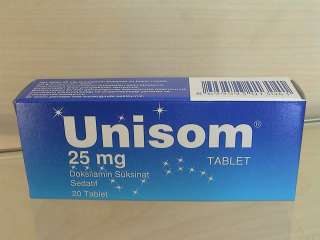 PACKS Pfizer UNISOM 25 mg 100 TABLETS SLEEPING AID  