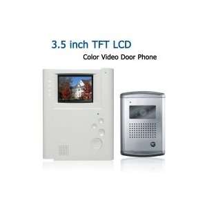 : Wired 3.5 LCD Four Wires Hand Free Color Video Door Phone Doorbell 