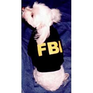  Dog T shirt FBI for Dogs 26 40 lbs