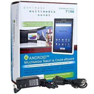 Pandigital Novel 800MHz 256MB 1GB 7 Touchscreen Table  