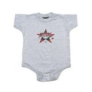Old Time Sports Lake Elsinore Storm Infant One Piece Bodysuit   Steel 