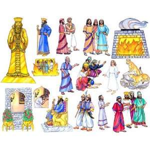 Daniel and the Lions Den Felt Figures for Flannel Board Bible Stories 