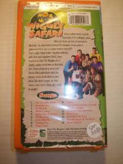 THE WIGGLES WIGGLY SAFARI Childrens VHS Tape 045986025173  