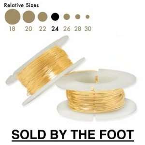  24 Gauge Half Hard Gold Filled Wire: Arts, Crafts & Sewing