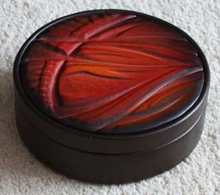 JEWELRY BOX CASE   Leather Handmade Oval Gift Souvenir   Present Gift 