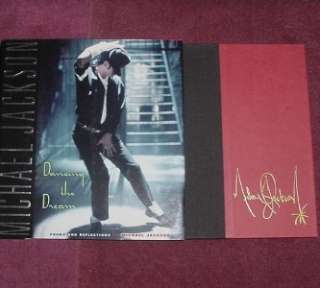 WRITTEN BY MICHAEL JACKSON DANCING THE DREAM 1992 RED COVER/DOUBLEDAY 