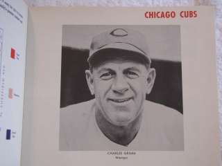1945 World Series Chicago Cubs Detroit Tigers program  