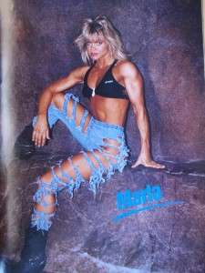 WPW Strong & Shapely muscle magazine/MARLA DUNCAN 1992  