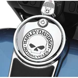 Harley Davidson Willie G Skull Fuel Console Door 61308 09 
