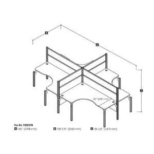   Acrylic Glass Privacy Panels Finish Dark Chocolate Furniture & Decor