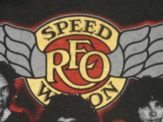 Speedwagon REO 1982 Vintage Tour Rock T Shirt  