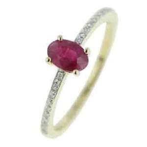  Ruby Diamond Ring: Jewelry