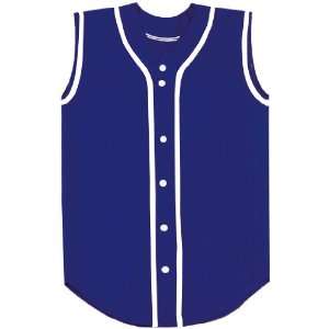  Custom Baseball Cool Mesh Sleeveless Jersey With Braid 10 