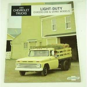  1965 65 Chevrolet CHEVY LIGHT DUTY Truck BROCHURE 