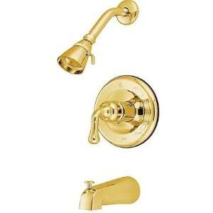   Single Handle Tub and Shower Faucet, Polished Chro: Home Improvement