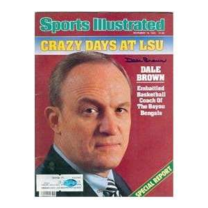   Brown autographed Sports Illustrated Magazine (LSU): Sports & Outdoors