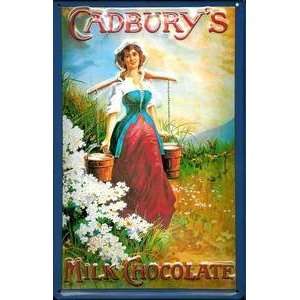  Cadbury Milkmaid embossed steel sign