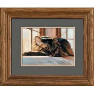  Sleeping Kitten Framed Art