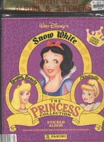 Princess Collection Stickers with Album Set Disney 3295  
