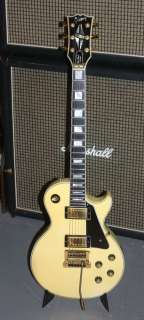 1977 Gibson Les Paul Custom White Kahler Trem Original Case Excellent 